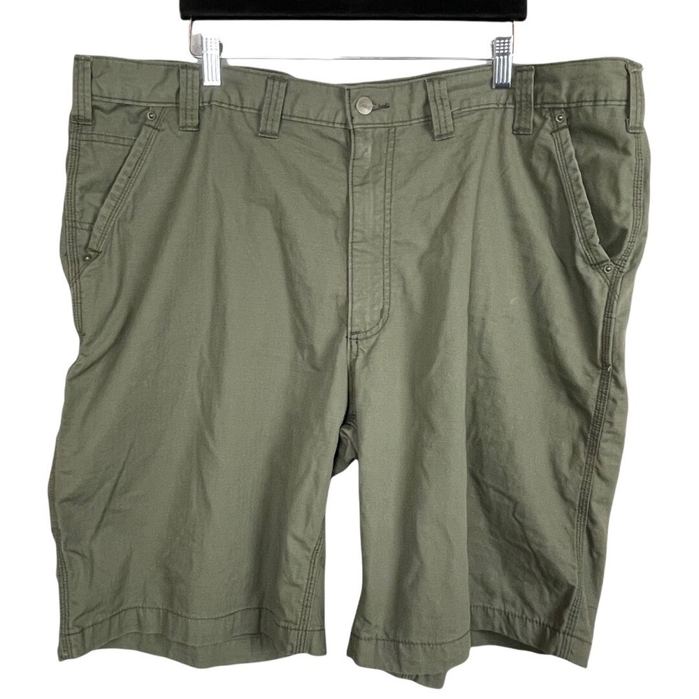 Carhartt Relaxed Fit Green Ripstop Work Shorts Men's‎ Sz 44 Utility Workwear
